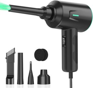 Meudeen High Power Electric Compressed Air Duster for PC & Keyboards