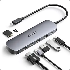 Anker 7-in-1 USB-C Hub with 4K@60Hz HDMI and 85W Power Delivery