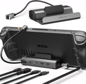 JSAUX 5-in-1 Docking Station for Steam Deck & ROG Ally