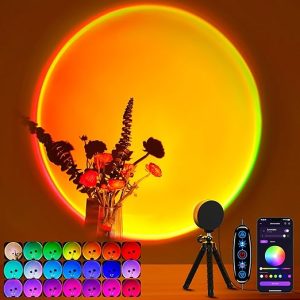 XEBKOR Sunset Lamp Ambient LED Projection Lamp